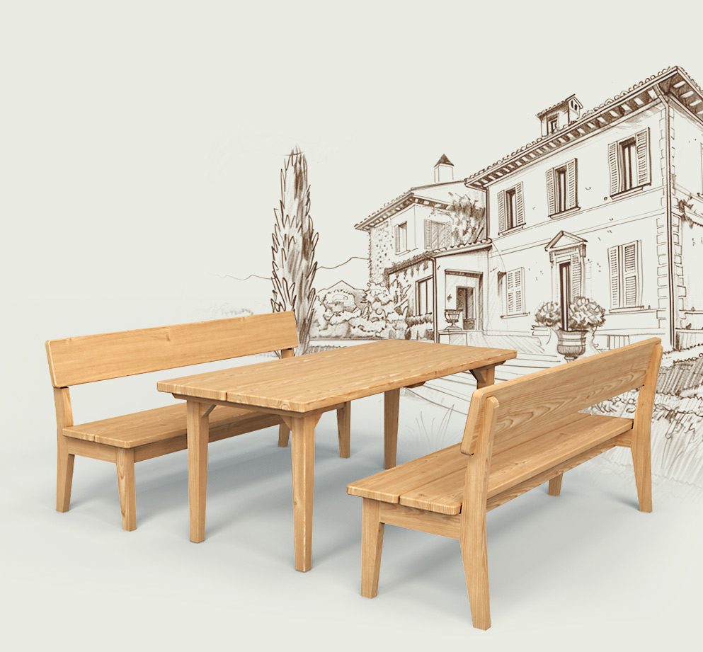 Gartenmöbel Kollektion Hellbrunn Slide 1